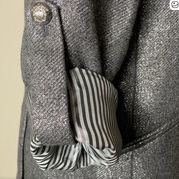 NWT Veronica Beard Parineti Dickey Jacket in Metallic Wool Blend - Picture 11 of 11